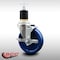 Service Caster 5'' SS Solid Poly Swivel 1-7/8'' Expanding Stem Caster with Brake SCC-SSEX20S514-SPUS-TLB-178 - alternate 4